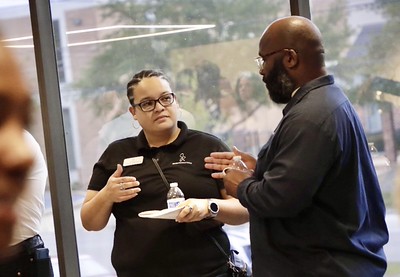 networking at coffee