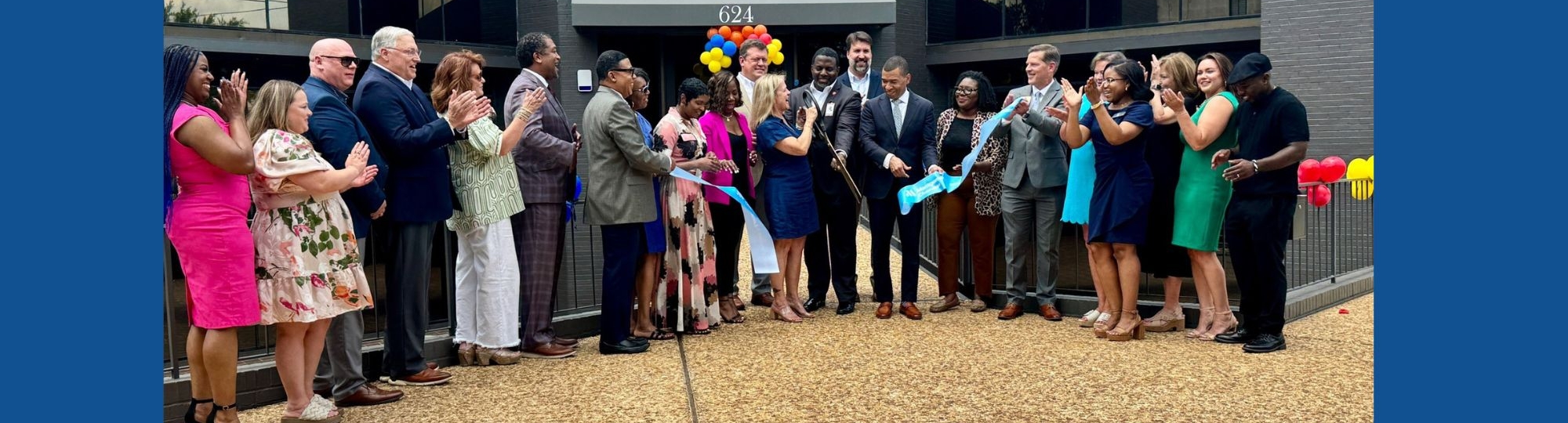 Group cuts ribbon on RRUW new building